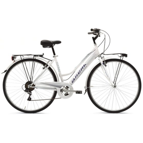 Brera Bicicletta Donna 28" 6 velocità Bianco Azzurro